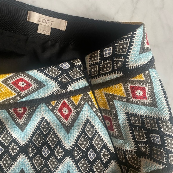 LOFT multi color skirt - Picture 3 of 6